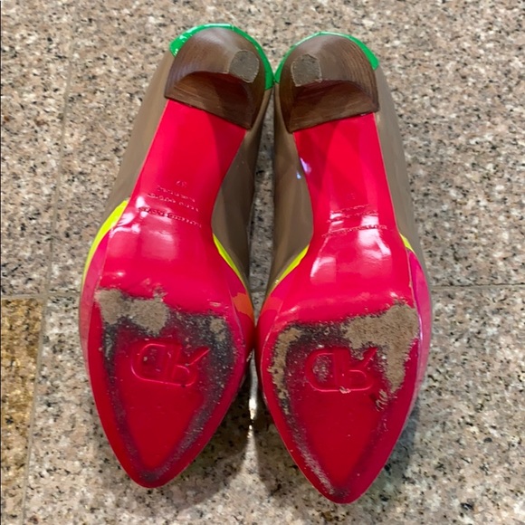 Neon color Ruthie Davis heels - Picture 11 of 12